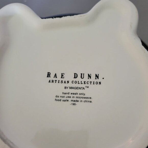 Rae Dunn Handsome Devil Gnome Ceramic Canister Black & Red Cookie Jar NEW - Picture 5 of 5